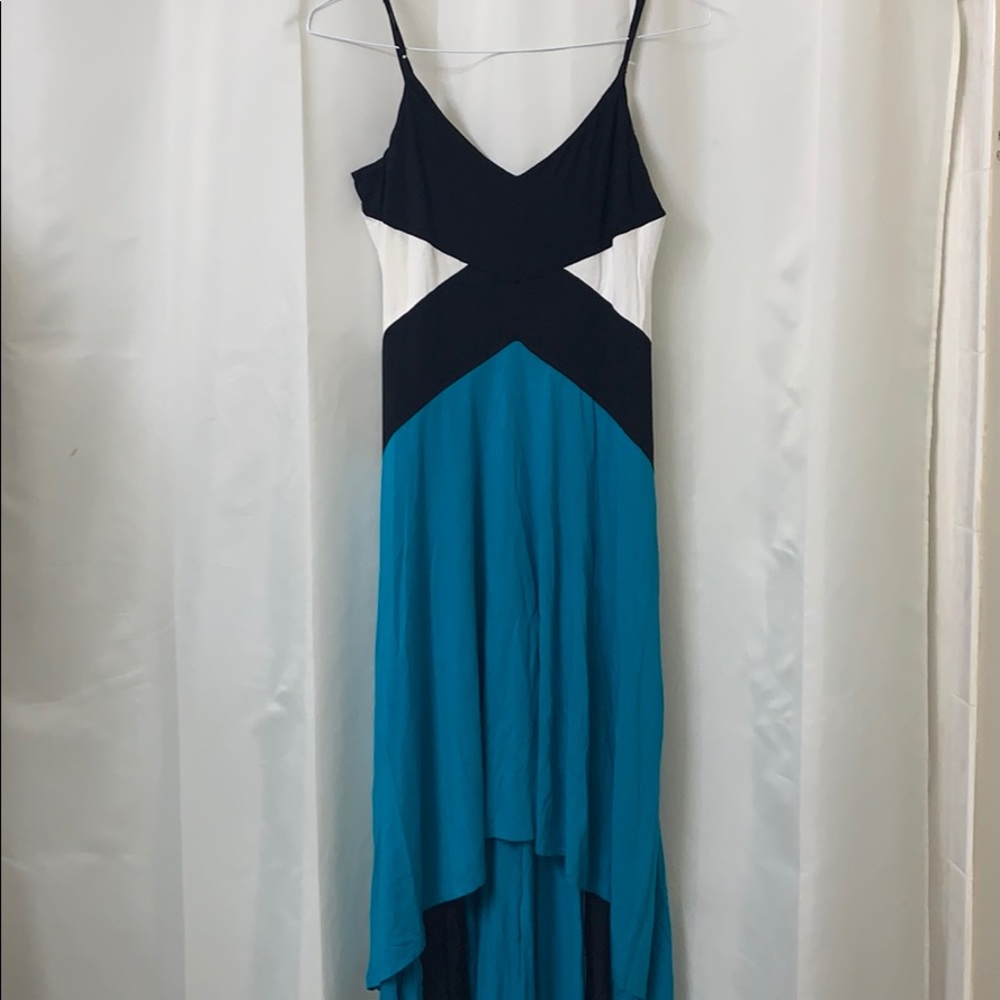 Black/Blue/White Calvin Klein Dress